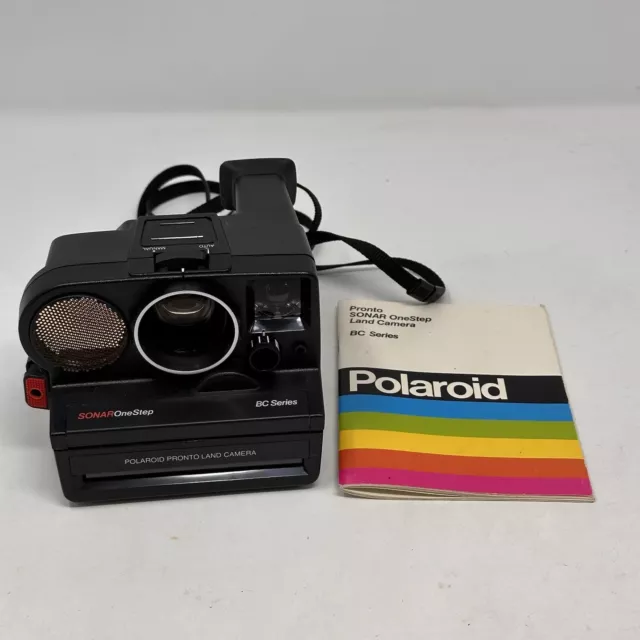 Vintage Polaroid Pronto! BC Range Finder Land Camera+ ITT Magicflash-Untested