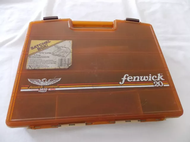 VINTAGE - FENWICK 1060 Tackle Box - Loaded Full With Vintage Lures - 30+  Lures! $81.00 - PicClick
