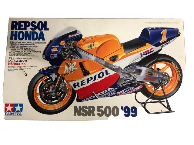 絶版　TAMIYA 1/12 レプソル ホンダ NSR500 98 + 99 Build 1/12 NSR500'98 (M.Doohan) Part 02 - YouTube