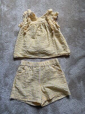 Girls shorts and top age 3-4 George