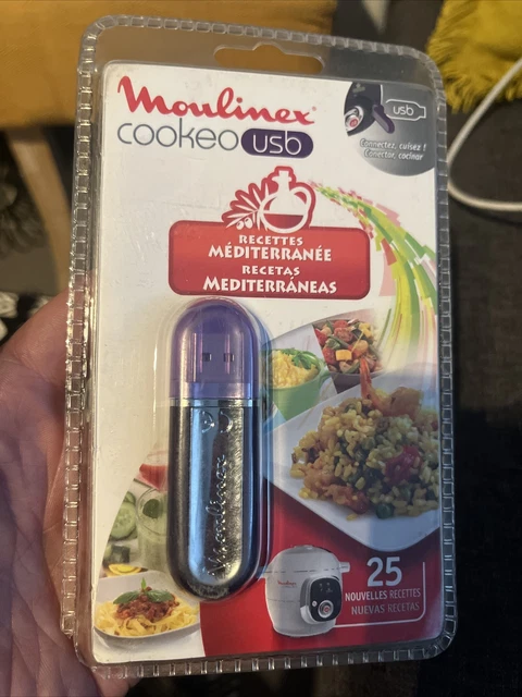 Moulinex Cookeo USB Recettes méditerranée Neuf sous blister