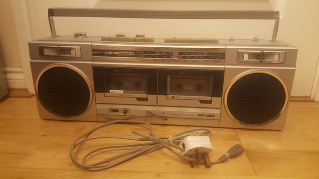 BOOMBOX GHETTOBLASTER SABA radio double cassette portable EUR 160,00