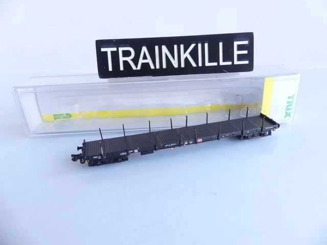 Minitrix 15271-02 - Wagon Bâché à Bogies DB N° 123-7 - Échelle N 1:160 (Occasion)