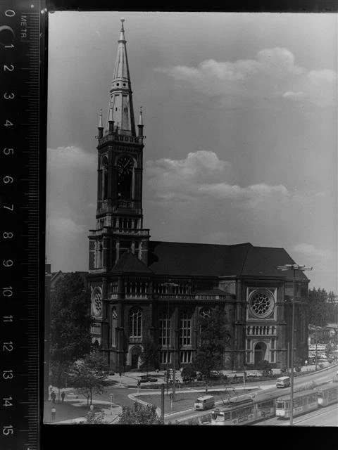 30030070 - 4000 Duesseldorf Kirche Duesseldorf Stadtkreis GLASNEGATIV