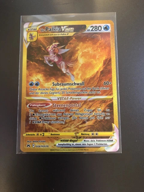 Pokemon Ur- Palkia VSTAR GG67/GG70 Gold Crown Zenith Zenit der Könige DE Karte