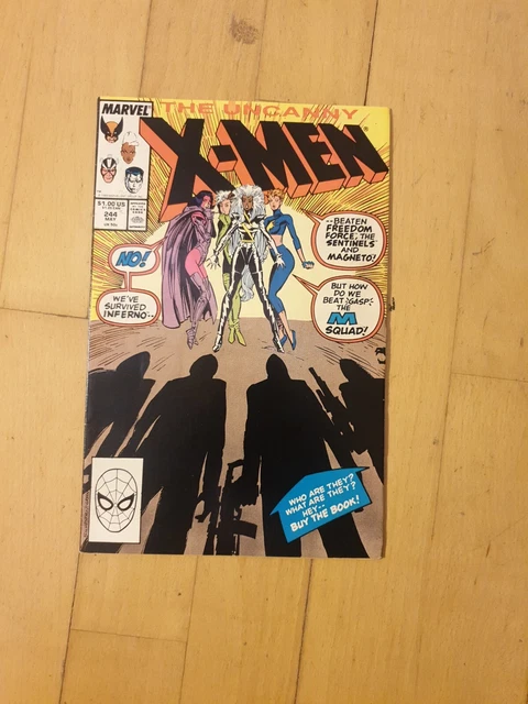 UNCANNY X-MEN # 244 1st JUBILEE! CHEAPEST ON EBAY  MARVEL COMICS RED HOT KEY!
