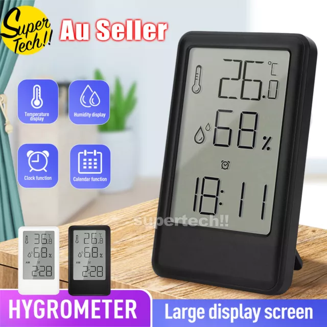 2024 Digital Thermometer Humidity Meter Room Temperature Indoor LCD Hygrometer