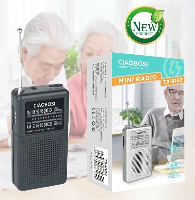 Radio Fm Portable Mini Bandes Am Fm Récepteur Audio Tx-8182 Linq