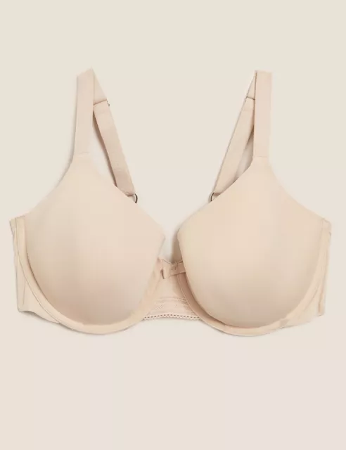 NEW! M&S Body Marks & Spencer bordeaux Flexifit underwired full cup t-shirt  bra