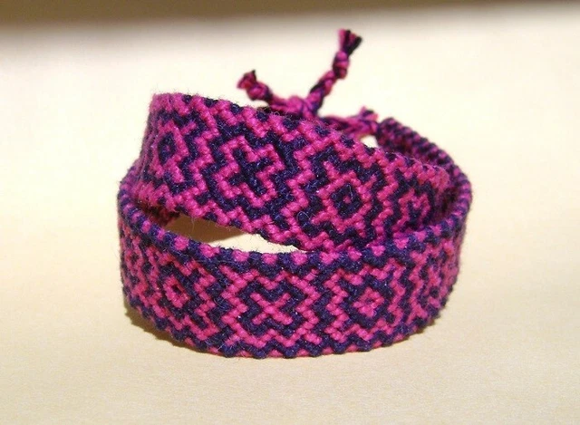BRACELET BRÉSILIEN DE l'AMITIÉ Macramé coton FRIENDSHIP Porte Bonheur