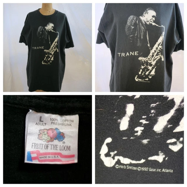 90s gear inc John ColtraneTシャツ jazz ART
