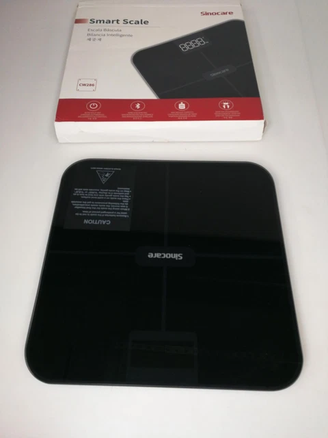 Balanza digital para personas Sinocare, báscula ultra delgada alta velocidad