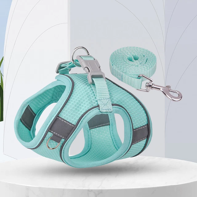 DOG HARNESS PADDED Dog Harness ChokeFree Pet Supplies (XXS Solid Green