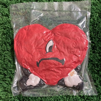 bad bunny heart plush