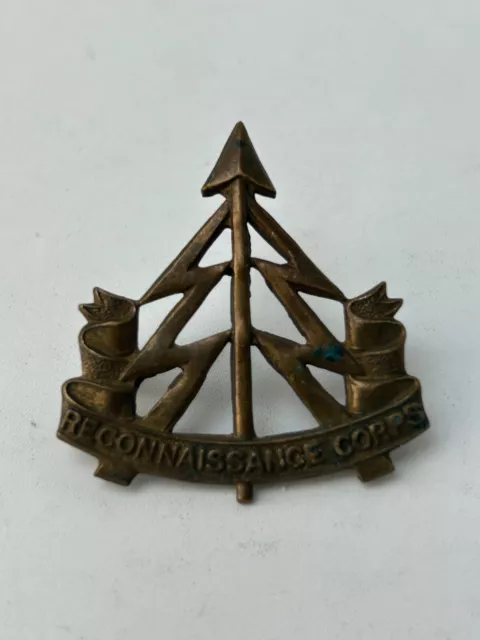 Reconnaissance Corps Cap Badge Infantry Military British Army WW2