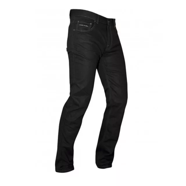 Mens Denim Black Motorbike Motorcycle Jeans Pants Aramid Lining Armour  Trousers