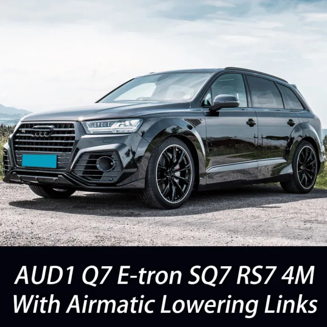 For 2017+ Audi Q7 E-tron SQ7 RSQ7 4M Adjustable Lowering Kit Link Air Suspension