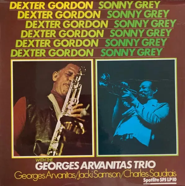 Sonny Grey , Dexter Gordon , Georges Arvanitas Trio Parisian Concert Vinyl LP