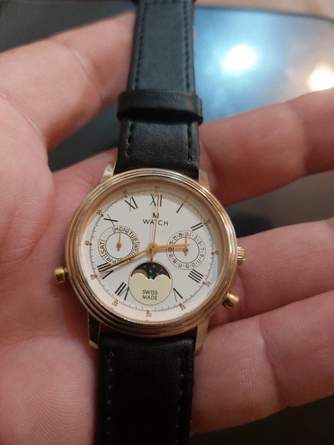 OROLOGIO M MONDAINE fasi lunari EUR 112,42 PicClick IT