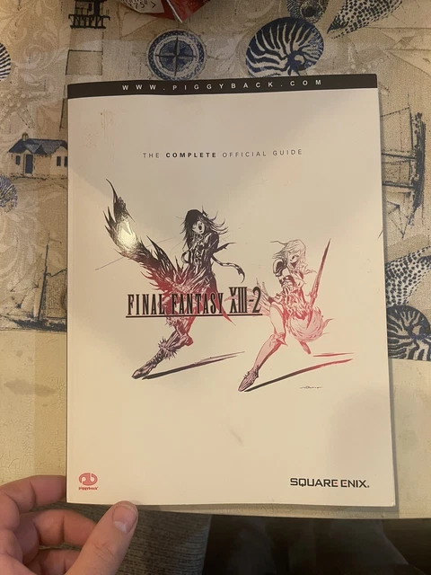 Final Fantasy 13-2 XIII-2 The Complete Official Strategy Guide Book Piggyback
