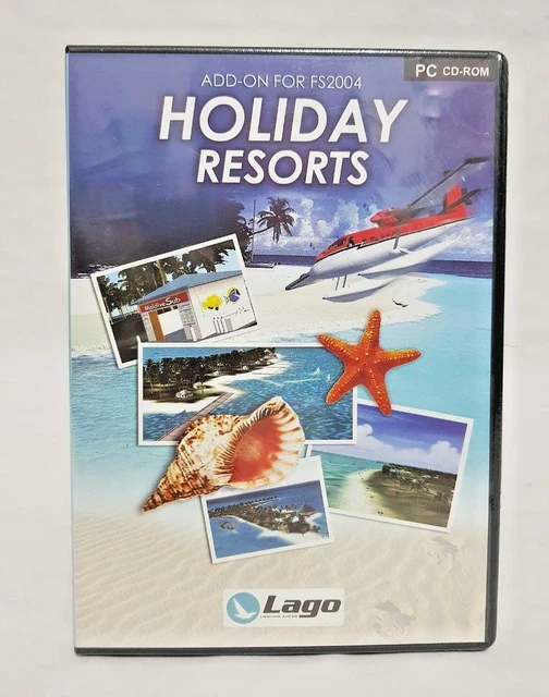 HOLIDAY RESORTS Add On per Flight Simulator 2004 - PC - NUOVO
