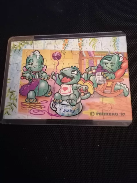 Ü Ei Puzzle Dapsy Dino Family UR 1997 + 1 BPZ