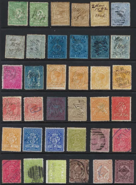 B&D: Victoria/Australian States Stamp Duty assortment