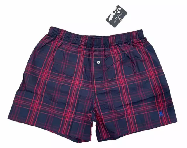 Psycho Bunny Mens Woven Boxers Size Medium