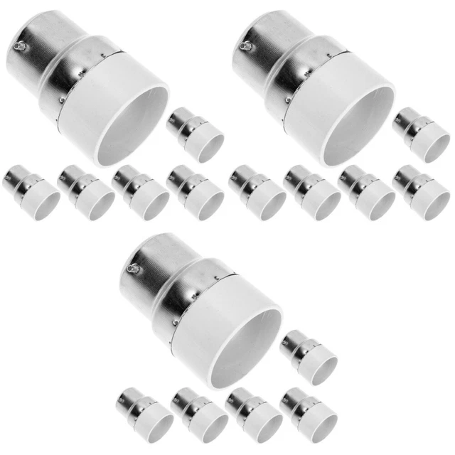 18 PCs Glühbirnenadapter -Konverter B22 zu E14 Kronleuchter Lampenbasis