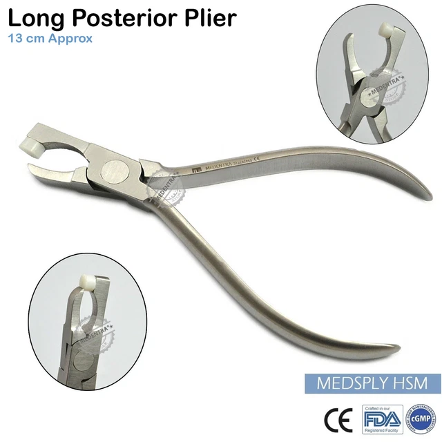 Dental Band Removing Long Posterior Plier Molar Braces Bracket Remover Plier New
