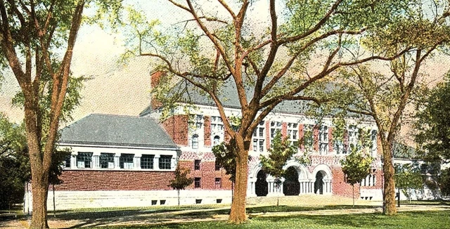 1905 Harvard College Law School Cambridge Massachusetts Undivided Postcard P538
