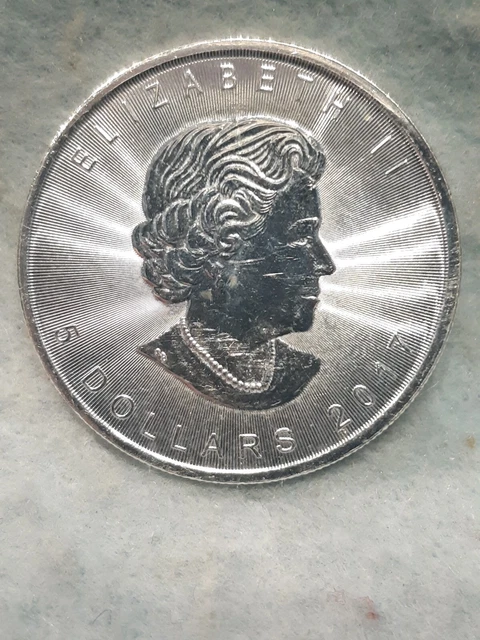 CANADA ~ 2017 ~ $5 ~ SILVER MAPLE LEAF ~ 1oz. ~ MAPLE PRIVY ~ BU