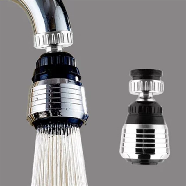1 X Nagelneuer Voller Plastizitäts-Metallwasserhahn-Blasenfilter 360°  Drehung