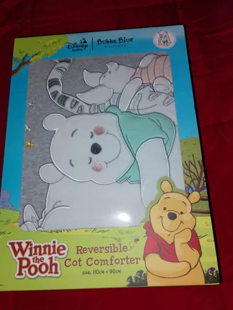 Winnie The Pooh Cot Comforter Reversible Cot Comforter Brand New Thanks For Look