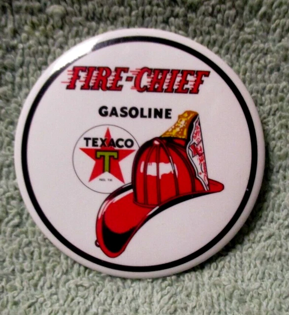 Oil Gas Magnet Texaco Fire Chief Gasoline New