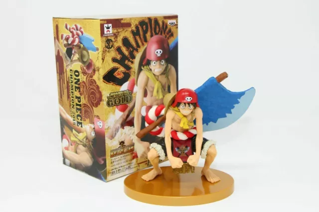 ONE PIECE GOLD FILM CHAMPION BANPRESTO COLOSSEUM FIGURE LOOT CRATE Luffy NEW 2