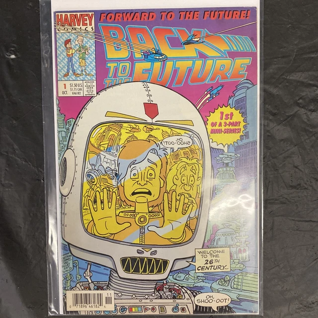 Back To The Future Forward Future #1 Harvey Comic 1992 RARE NEWSSTAND