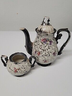 Vintage Dekor Feinsilber Teapot ~ and~ Sugar bowl~ RW Bavaria 