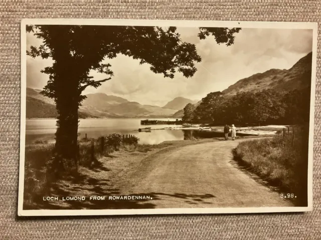 Vintage Postcard - Loch Lomond from Rowardennan