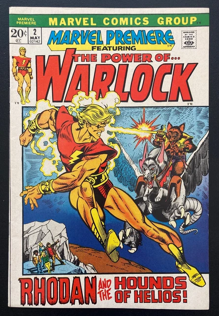MARVEL PREMIERE #2 Power of WARLOCK 1st called ADAM GOTG FN 6.0 MCU 1972