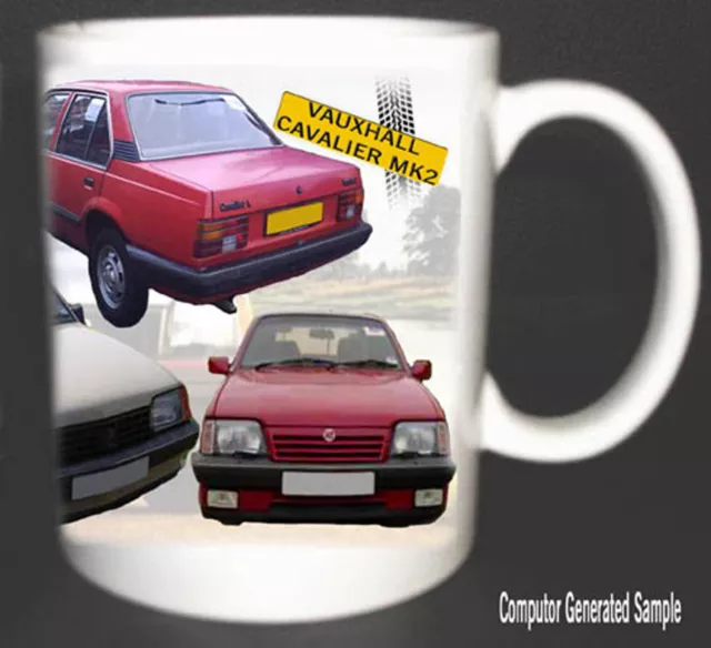 Vauxhall Cavalier Mk2 Classic Car Mug Limited Edition