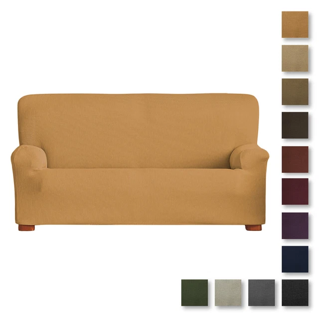 Copridivano Natalizio Con Frangia, Telo Antimacchia Universale 180x230 Cm - Stampa Slitta