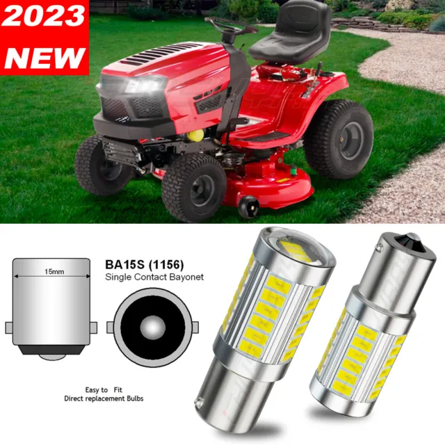 2 SUPER BRIGHT LED light Bulbs for Craftsman LTX 1000 MTS 5500 tractor bulbs 12v