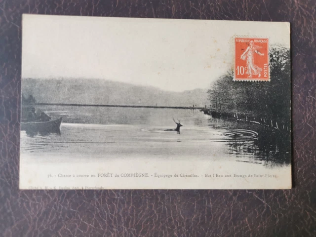 CPA/CPSM OISE - COMPIÈGNE - CHASSE À COURRE - ÉQUIPAGE DU FRANCPORT - MAÎTRES