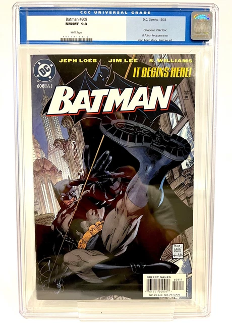 Batman 608 CGC 9.8 NM/M Jim Lee cover Hush Storyline Begins