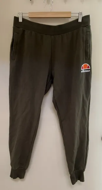 Ellesse Queenstown Khaki Jog Pants-Casual-Comfy-Size 14