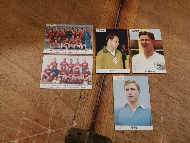 No Panini, Figurine Saim Cartonate  Mondiali Calcio  Cile 1962 Originali