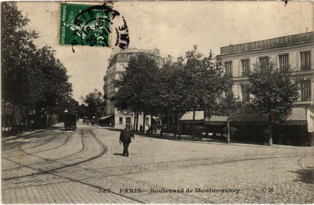 CPA PARIS 16th Boulevard de Montmorency (1249395)