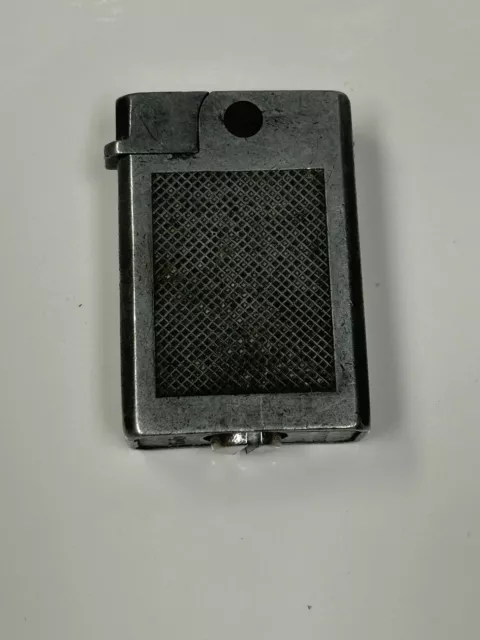 Vintage FlinTop Aluminum Petrol Pocket Lighter 1940’s/1950’s Made In England