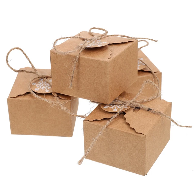 Bolsas Kraft 2021 de papel de cuenta regresiva para Navidad